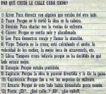 Porque cruzó la calle cada signo