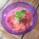 Helado de Frutos Rojos y Banano