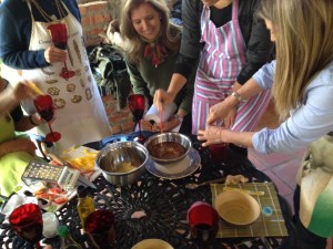 Preparando el Caviar