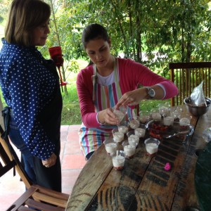 Preparando el Mousse