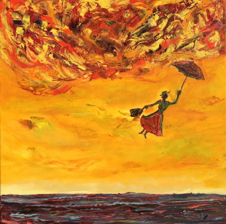 Supercalifragilisticoespialidoso-oleo-sobre-tela-80x80-2017 Artinea