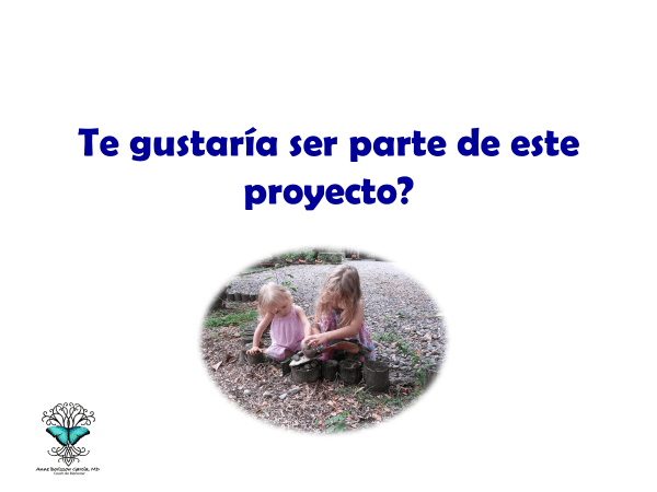 Ser parte del proyecto